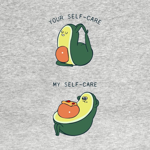 Self Care Avocado by huebucket